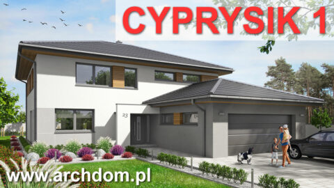 Prezentacja projektu domu piętrowego Cyprysik 1